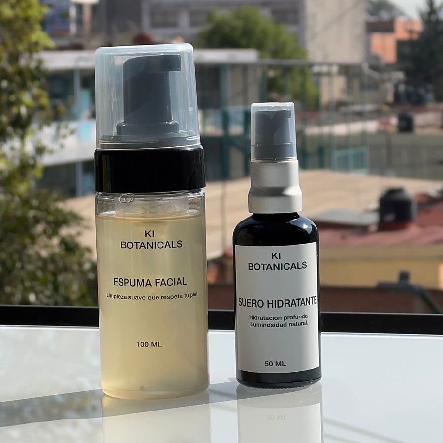 Ki Botanicals - Espuma Facial y Suero Facial Producto