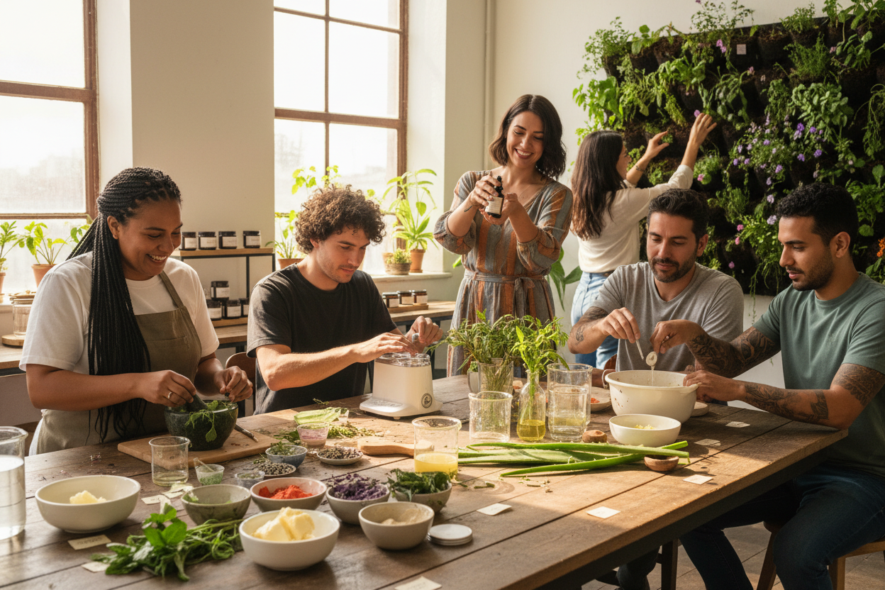 Equipo multicultural de Ki Botanicals